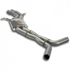 Silencieux central "X-Pipe" Supersprint Audi A4 Allroad 2.0 TFSI 211ch 2009-2011(Ø80mm)