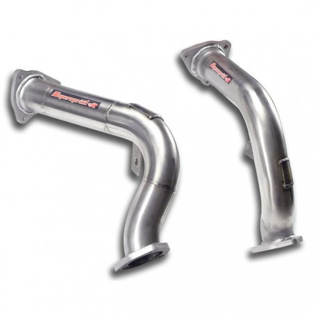 Downpipe Droite + Gauche - (remplace le catalyseur d'origine) Supersprint Audi A4 B8 Berline+Break Quattro 3.2 FSi V6 265ch 2008-2012