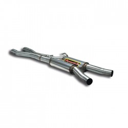 Silencieux central + " X - Pipe ". Supersprint Audi RS4 B7 (Berline+Break) Quattro 4.2i V8 (420ch) 06-