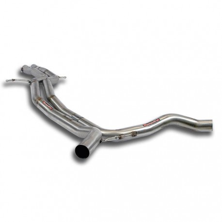 Pipe centrale kit Droit - Gauche "Racing" Supersprint Audi S8 D4 Typ 4H Quattro 4.0 TFSI V8 (520ch) 2012-(Cat.-Back)