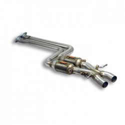 X-Pipe avec catalyseurs métalliques Droite-Gauche Supersprint BMW Série 3 E46 Berline-Touring 320iX, 325iX, 330iX 4x4 01-