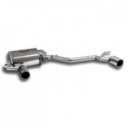 Silencieux arrière Droite O90 - Gauche O90 "Power Loop" Supersprint BMW Série 3 E91 Touring 318i, 320i 2005-02/2007