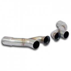 Kit "Y-Pipe" pour embouts de sortie d'origine Supersprint PORSCHE 911 (991.1) Carrera-Carrera 4 3.4i 350ch inclus carbio