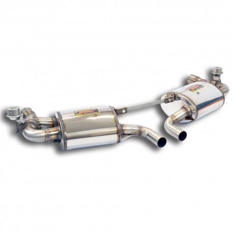 Silencieux arrière Droite + Gauche avec Valve Supersprint PORSCHE CAYMAN (981) 2.7, S 3.4 265-315ch 12-