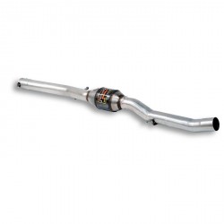 Silencieux central avec catalyseur. Ø 130mm Supersprint Volkswagen GOLF IV GTI 2.8i VR6 4-Motion 00-