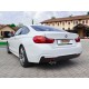 Silencieux arrière duplex inox g/d - sortie ronde 90mm - jupe arrière BMW F32 440i -Ragazzon BMW Série4 F32(Coupè) 420D - xD (140kW) 2015-