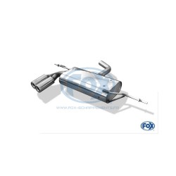 Silencieux arrière fox VOLKSWAGEN Golf VI (10/2008 - 11/2012) VW055017-070