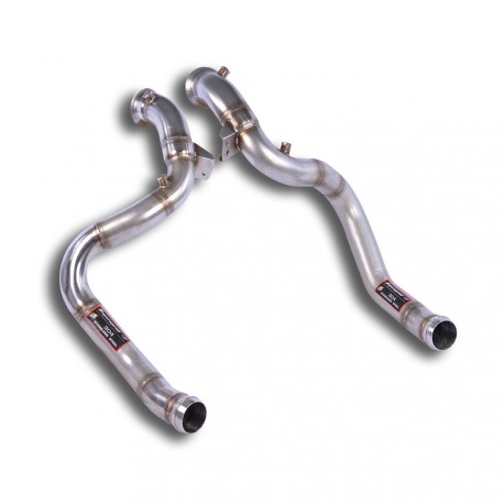 Descente tube Droite + Gauche (Suppression les catalyseurs primaires et secondaires) pour MERCEDES W205 C63 AMG