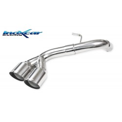 Echappement sport/route INOXCAR Racing Bmw E87 SERIES 1 118d 2.0 (143ch) 2008- | Tube arriére Street deux sorties rondes Ø80mm Racing