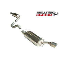 Echappement Inox Milltek Audi TT 150 / 180 2WD Coupe et Roadster 1998 - 2006 | Descente de Turbo avec remplacement catalyseur