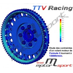 Volant moteur TTV Racing Allégé Opel Calibra C20XE/LET | Poids 2.6kg