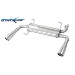 Echappement INOXCAR Racing Suzuki Swift 1.6 VVT SPORT (136ch) 2012- | Silencieux une sortie ronde Ø80mm RACING droite+gauche