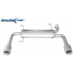 Echappement INOXCAR Racing Suzuki Swift 1.6 VVT SPORT (136ch) 2012- | Silencieux une sortie ronde Ø102mm droite+gauche