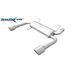 Echappement INOXCAR Racing Suzuki Swift 1.6 VVT SPORT (136ch) 2012- | Silencieux une sortie ronde Ø102mm RACING droite+gauche