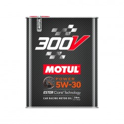 Motul 300V POWER RACING 5W30 Huile Moteur 100% Synthèse | Bidon 2L | 110814