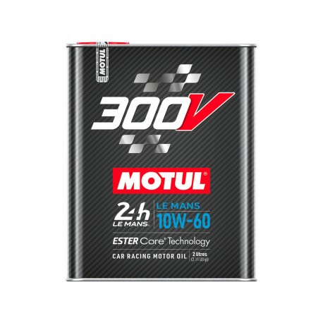 Motul 300V LE MANS 10W60 Huile Moteur 100% Synthèse | Bidon 2L | 110864 | Nouvelle formule compatible FAP