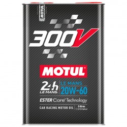 Motul 300V LE MANS 20W60 Huile Moteur 100% Synthèse | Bidon 5L | 110828 | Nouvelle formule compatible FAP