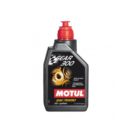 Huile Motul Gear 300 75W90 | Bidon 1L | 105777 | Boîte/Pont