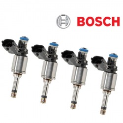 4 injecteurs Haut Débit Bosch Peugeot THP EP6, Mini N14/N18 - Référence 0 261 500 112 (0 261 500 453)