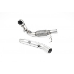 Descente Turbo suppression catalyseur/FAP Inox Milltek Volkswagen Golf MK7.5 GTi (TCR & Performance Pack Models - Avec FAP)