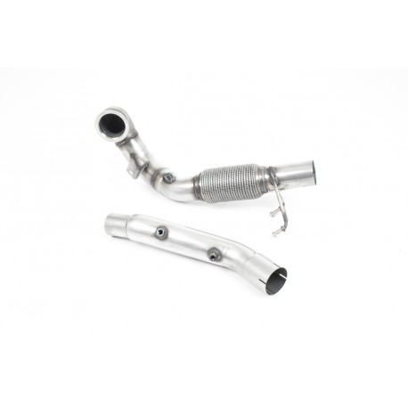 Descente Turbo suppression catalyseur/FAP Inox Milltek Volkswagen Golf MK7.5 GTi (TCR & Performance Pack Models - Avec FAP)