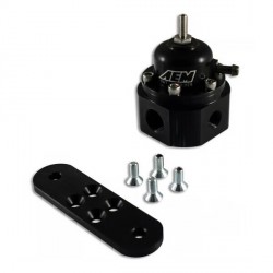 Régulateur de pression d’essence AEM 25-302BK – Série Black – Jusqu’à 1000 ch – Compatible E85