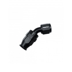 Raccord femelle 45° OBP – Type PTFE (E85)– Aluminium noir – AN6