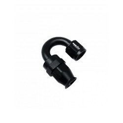 Raccord femelle 180° OBP – Type PTFE (E85)– Aluminium noir – AN6