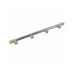 Rampe/Rail d'injection Jenvey pour 4 monos Papillons Fabriquée sur mesure | SFR4/XX