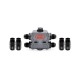 Kit radiateur d'huile VW Golf 6 R 265/270ch HEL Performance | HOCK-VW-008 | 13/16/19/25 Rangées / Thermostatique en "Option"