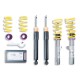 Combinés filetés KW Suspension V1 "inox" BMW Serie 3 E90/E92 316i, 318i, 320i, 323i, 325i, 328i, 330i, 316d, 318d, 320d, 325d, 3