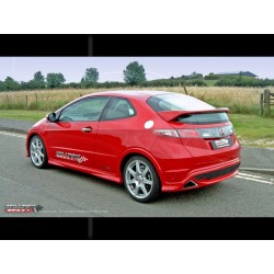Echappement Inox Milltek Honda Civic Type R 2.0 i-VTEC FN2 2007-> | Ligne après catalyseur origine sans silencieux intermediaire