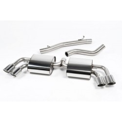 Echappement Inox Milltek Audi TT Mk2 TTS Quattro 2008-> | Ligne après catalyseur origine