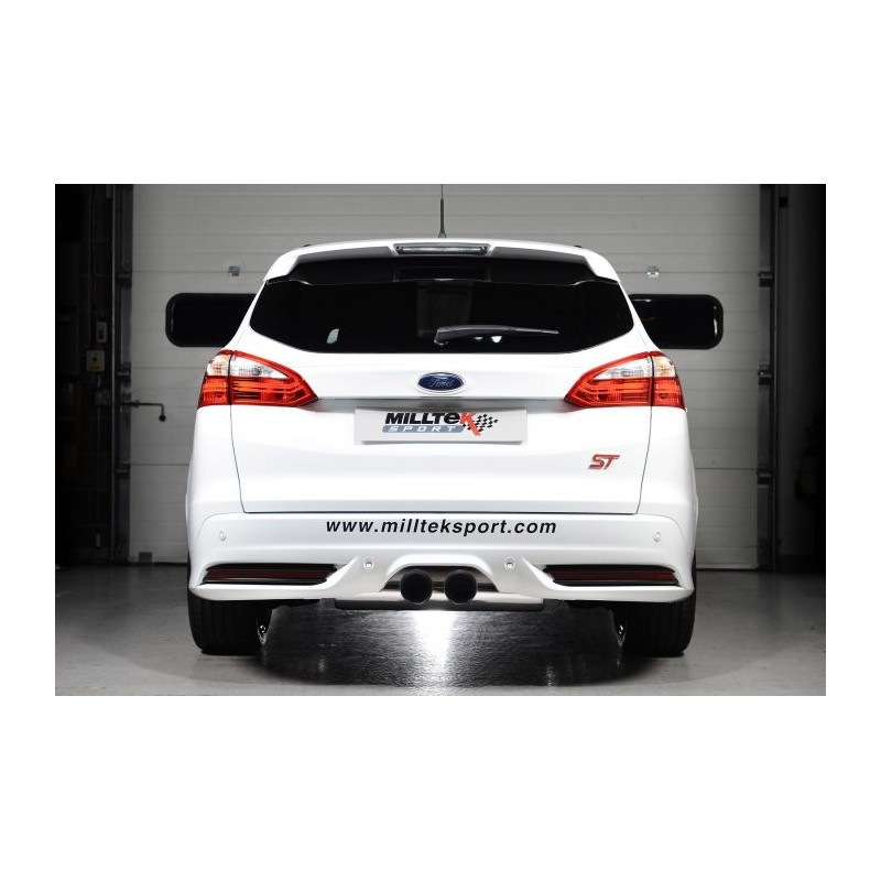 Echappement sport - Ford Focus MK3 ST Turnier 2012- - 2x100mm MS- Design -  Longueur