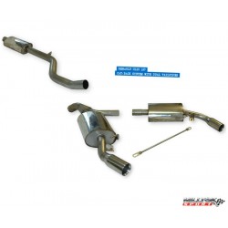 Echappement Inox Milltek Renault Clio 3 RS 197CV 2.0 16v 2006-> | Ligne après catalyseur origine