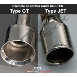 Echappement Inox Milltek Renault Mégane 2 RS 225/230 2.0T, Renault F1 Team R26 2004-> | Ligne après catalyseur origine