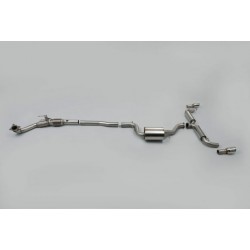 Echappement Inox Milltek Volkswagen Scirocco R 2009-> | Descente de Turbo avec remplacement catalyseur