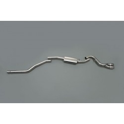 Echappement Inox Milltek BMW Serie 1 (E81) 120D M Sport - 3 Portes 2007-> | Ligne après catalyseur origine
