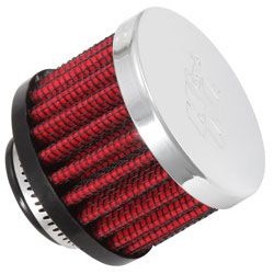 Filtre Reniflard K&N Universel Chromé | Diamètre d'entrée 19mm