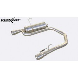 Echappement sport/route INOXCAR Racing Peugeot 106 1.1 (60ch) 1996-2000 | Silencieux arriére Street une sortie ronde Ø80mm