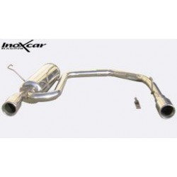 Echappement sport/route INOXCAR Racing Peugeot 106 1.6 16v S16 120ch 1996-2003 | Silencieux arriére une sortie Rally Ø90mm