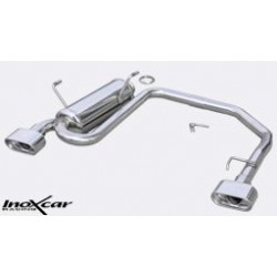 Echappement sport/route INOXCAR Racing Peugeot 206 2.0 16V S16 (136ch) 1999-2004 | Silencieux arriére Street une sortie ronde Ø8