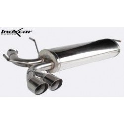 Echappement sport/route INOXCAR Racing Peugeot 206 RC 2.0 16V (177ch) <-2006 | Tube afrique / remplacement catalyseur