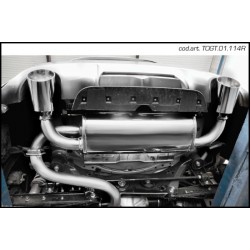 Echappement sport/route INOXCAR Racing Toyota GT 86 2.0 (200ch) 2012-> | Silencieux arriére Street une sortie ronde Ø114mm RACIN
