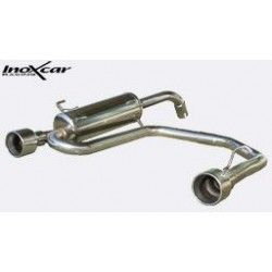 Echappement sport/route INOXCAR Racing Renault Clio RS 2.0 PHASE1 (172ch) 2000-2001 Ø54 | Silencieux arriére Street une sortie o