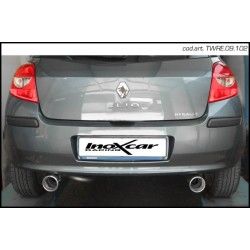 Echappement sport/route INOXCAR Racing Renault Clio 3 1.4 16V (98ch) 2005-2009 Ø45 | Silencieux arriére Street une sortie ronde 