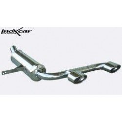 Echappement sport/route INOXCAR Racing Renault Megane II 2.0 16V (136ch) 2002-2006 Ø50 | Silencieux arriére une sortie centrale 