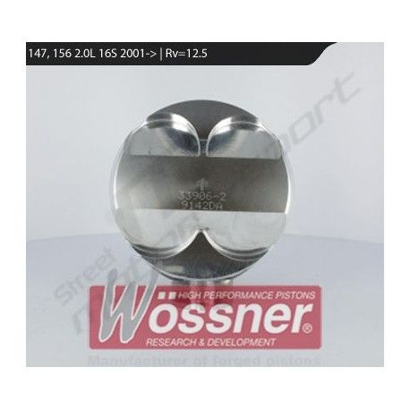 Pistons Forgés Wössner Alfa Roméo 147, 156 2.0L 16S 2001-> | Rv=12.5