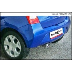 Echappement sport/route INOXCAR Racing Renault Twingo 2 GT TURBO 1.2 (100ch) 2007-> Ø45 | Silencieux arriére Street une sortie o