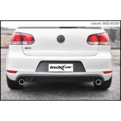 Echappement sport/route INOXCAR Racing VW Golf 6 2.0 TSI GTI (210ch) 2009-> | Silencieux arriére Street une sortie ronde Ø102mm 